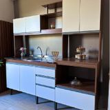 Cozinha Alice Compacta 8 Portas 2 Gavetas Nicho Para Forno E Micro Manchester/branco