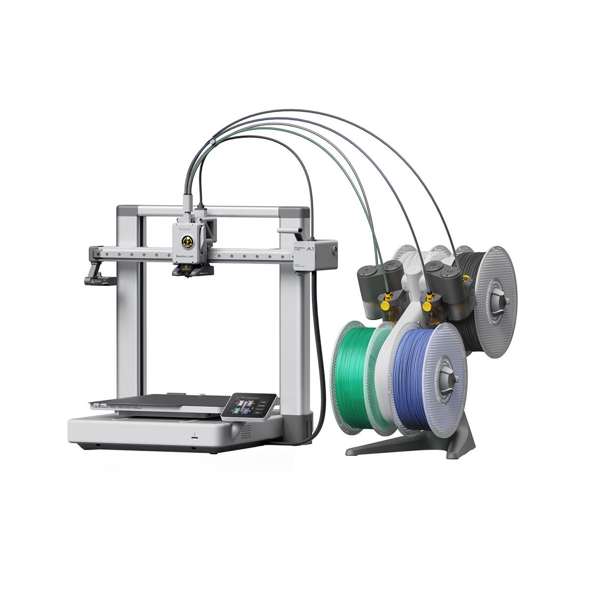 Impressora 3d Fdm Bambu Lab A1 + Ams Lite - Combo Pf002-a+sa005