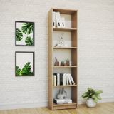 Estante Compacta Multiuso Sem Porta 178cm X 29.5cm X 48cm Canela