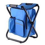 Cadeira Mochila Banqueta Bolsa Termica 2 Em 1 Conserva Alimentos Bebidas Praia Pesca Camping Acampam