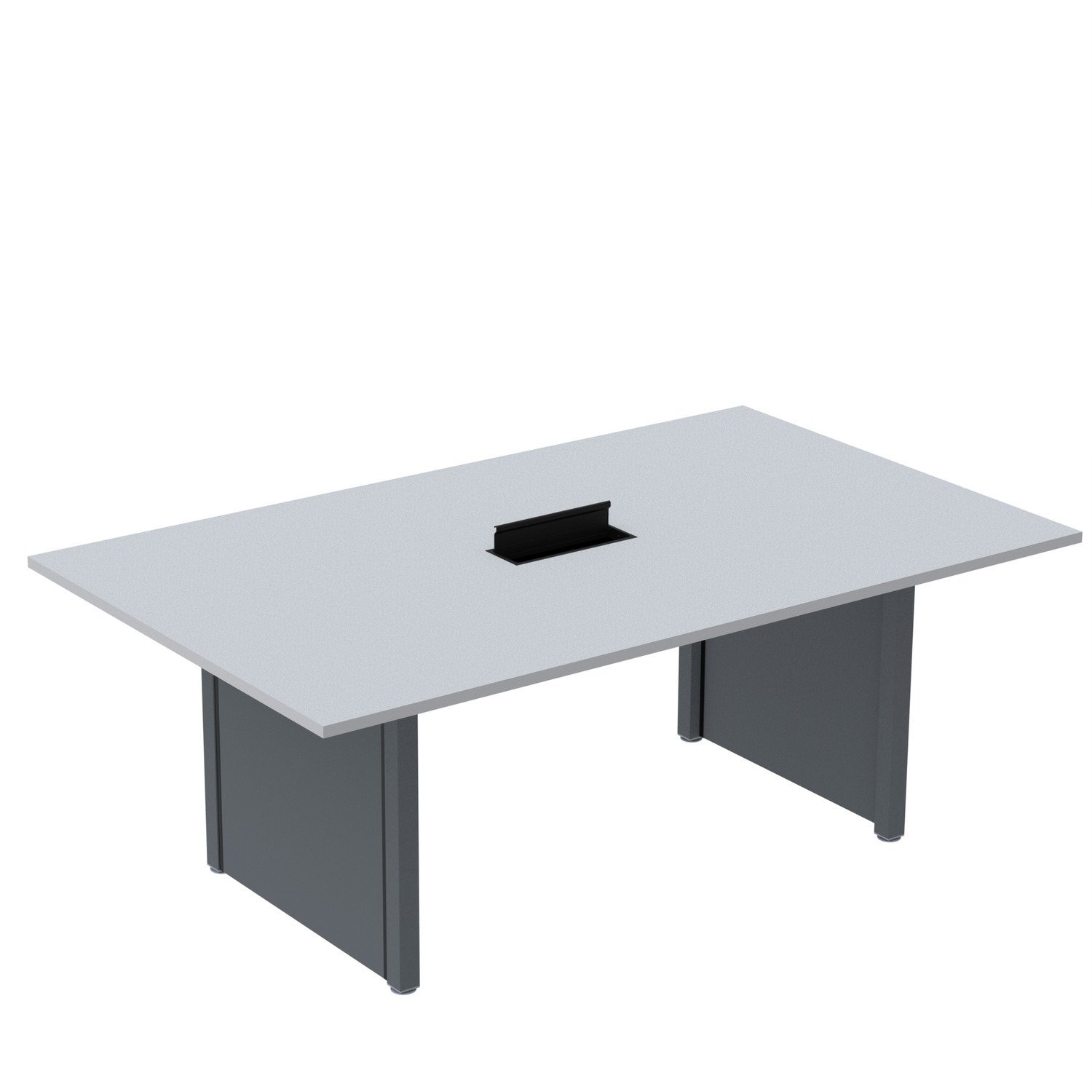 Mesa De Reunião 2000x1200 Mrcpb2012pp Cinza/grafito
