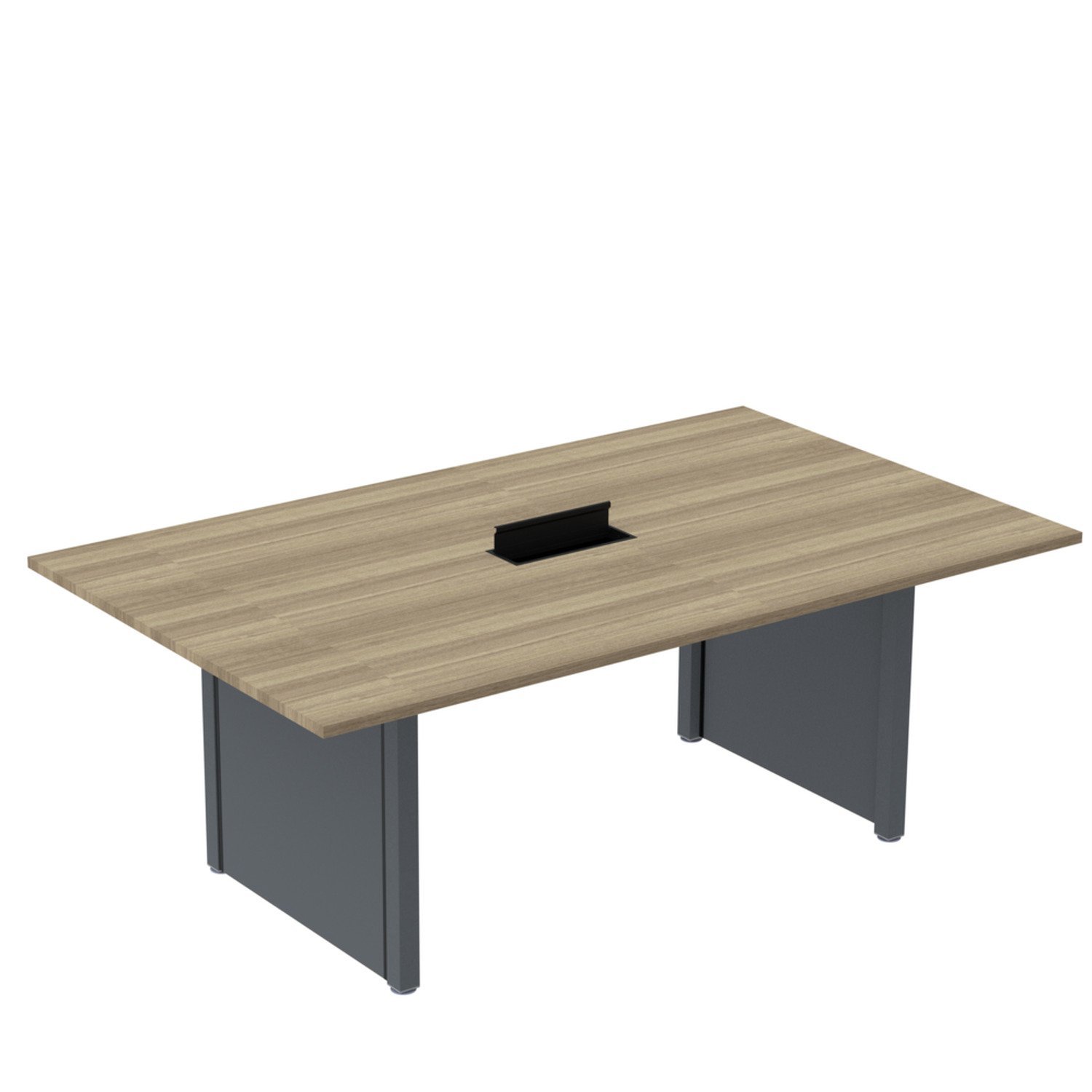 Mesa De Reunião 2000x1400 Mrcpb2014pp Noce Naturalle/grafito