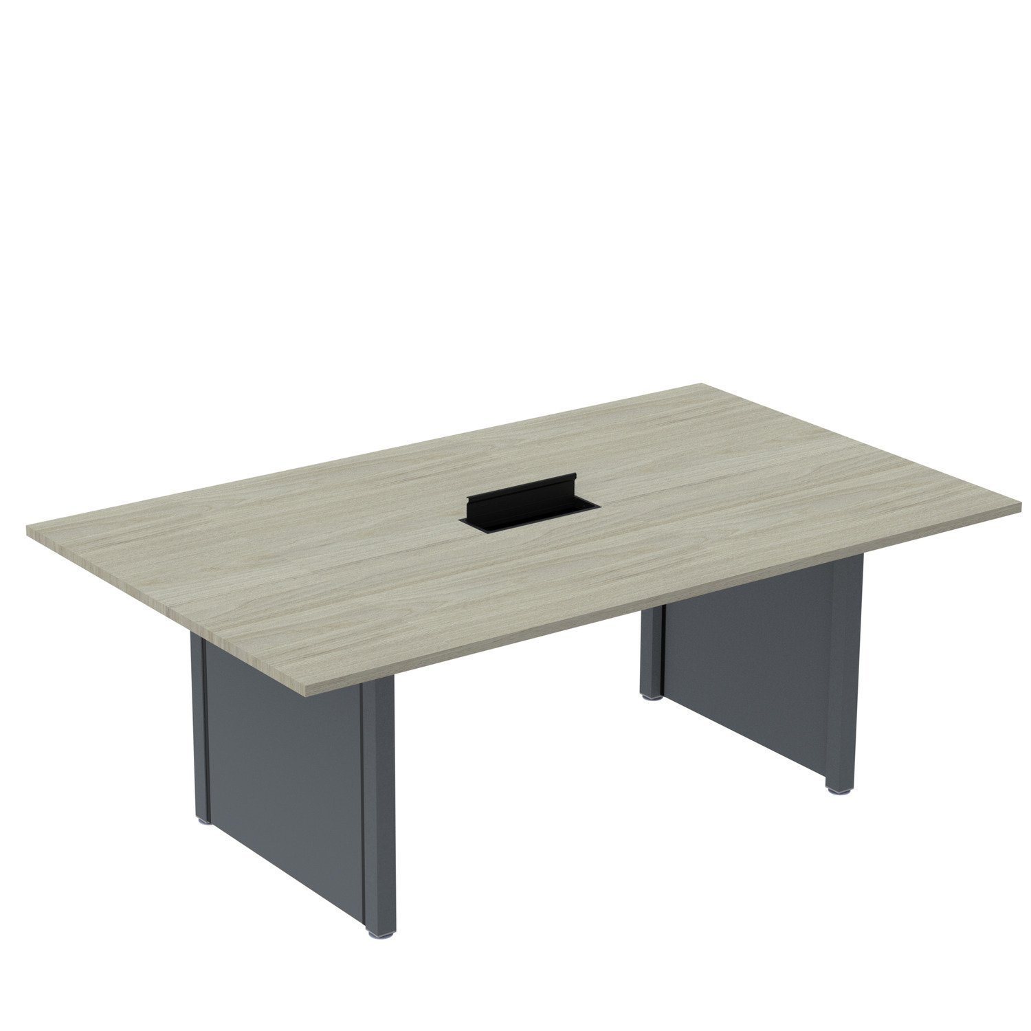 Mesa De Reunião 2000x1200 Mrcpb2012pp Noce Naturalle/grafito