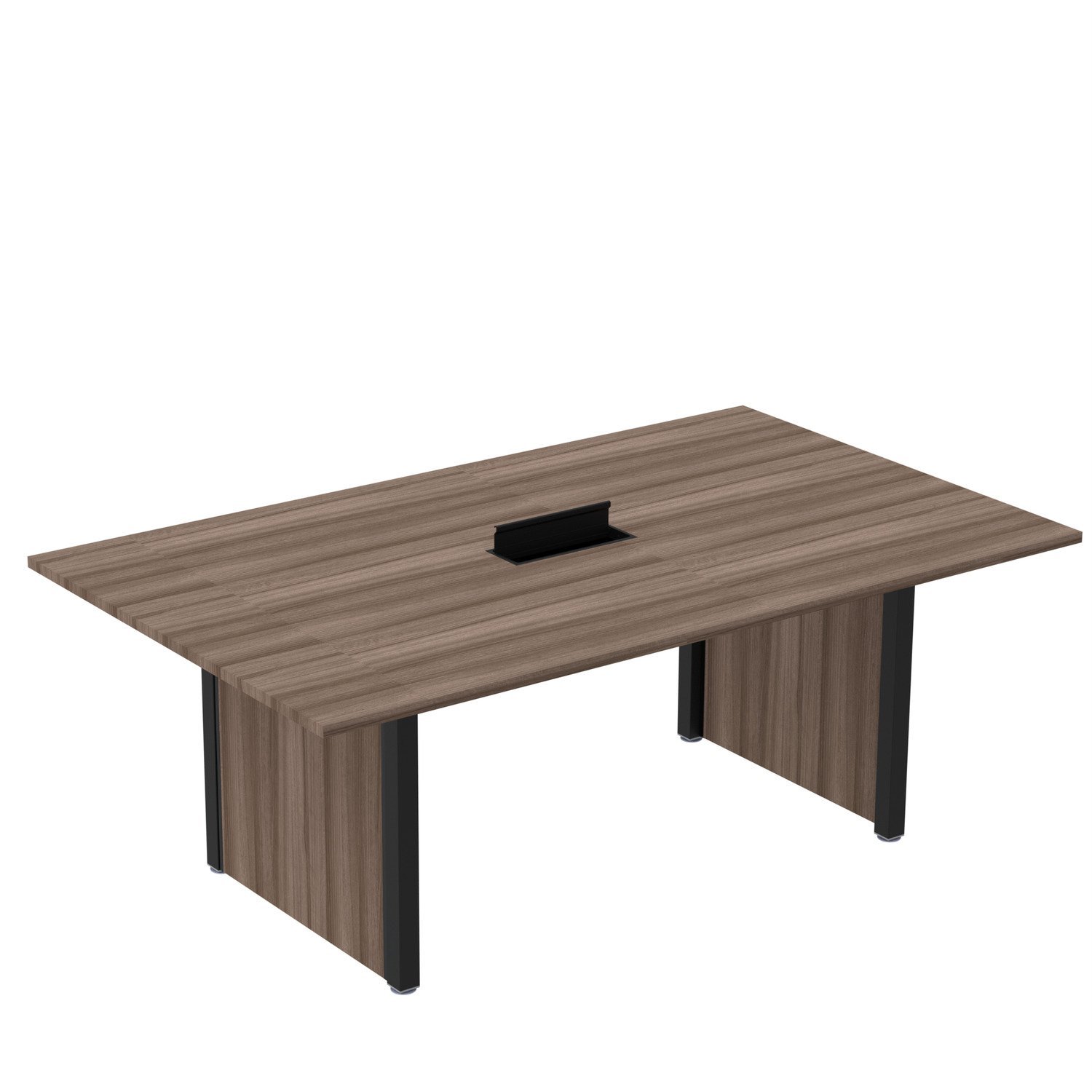 Mesa De Reunião 2000x1400 Mrcpb2014pp Walnut/preto