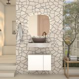 Gaveteiro Para Banheiro Em Madeira Bliss 60 Branco