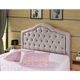 Cabeceira Para Cama Box King 195 Cm Veneza Bege