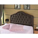 Cabeceira Para Cama Box King 195 Cm Veneza Marrom
