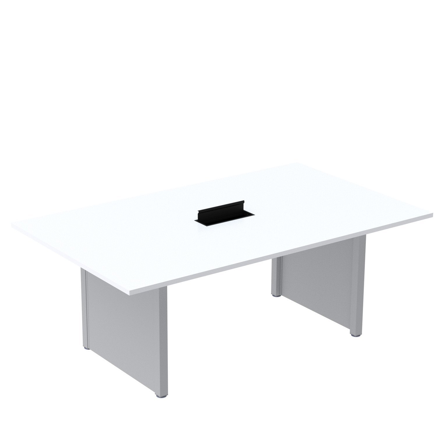 Mesa De Reunião 2000x1400 Mrcpb2014pp Branco/cinza