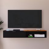 Rack Suspenso Home Aéreo Para Tvs De Até 60 Polegadas Preto