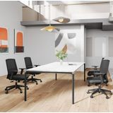Cadeira Escrotório Diretor Ergonômica Tela Mesh Zeta Preto