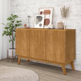 Buffet Para Sala De Jantar Ares 3 Portas Lux Nature