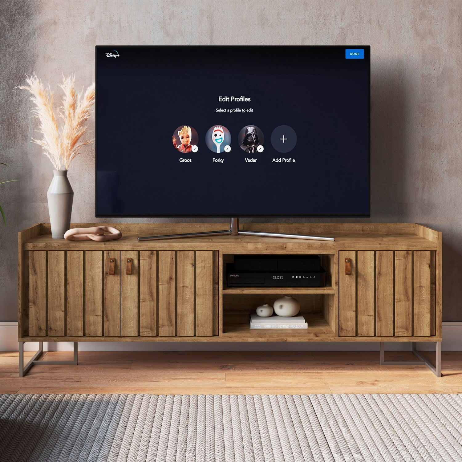 Rack Para Sala De Estar Trendy 180cm Woodmel