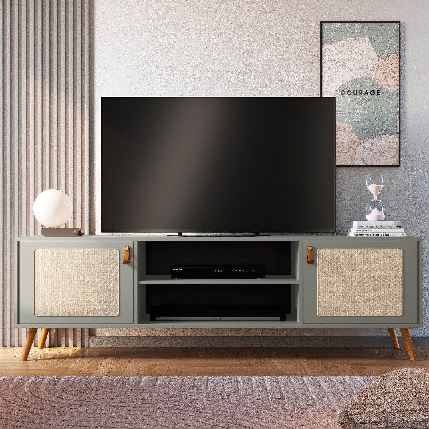 Rack Para Sala De Estar Viena 140cm Verti