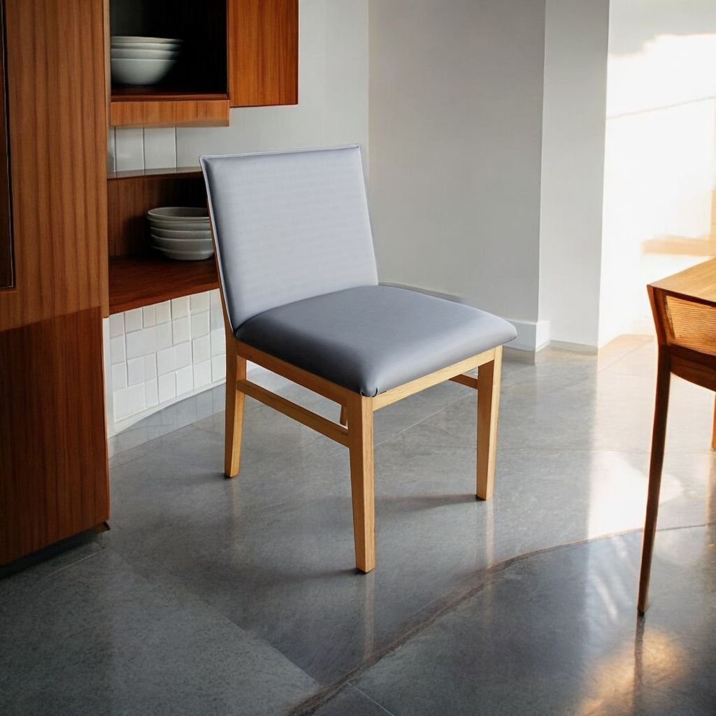 Cadeira Rope Em Madeira Maciça De Eucalipto Factor Marrom/cinza