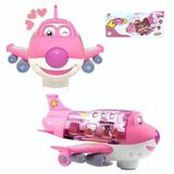 Presente Musical Infantil Avião Gira Com Luzes E Som