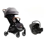 Carrinho De Bebê Combo Parcel Carbon Com Bebê Conforto I-snug Shale Joie