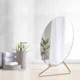 Espelho Redondo Decorativo 30cm Circle Mesa In House Decor Dourado