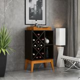 Bar Adega 50cm Bali 45420 Edn Móveis Preto