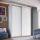 Guarda-roupa Solteiro 2 Portas De Correr Rc2201 Branco