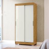 Guarda-roupa Solteiro 2 Portas 2 Gavetas Antares Marrocos/off White