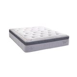 Colchão King Herval Super Molas Ensacadas One Side Pillow Atenas 193x203x35 Cinza Claro