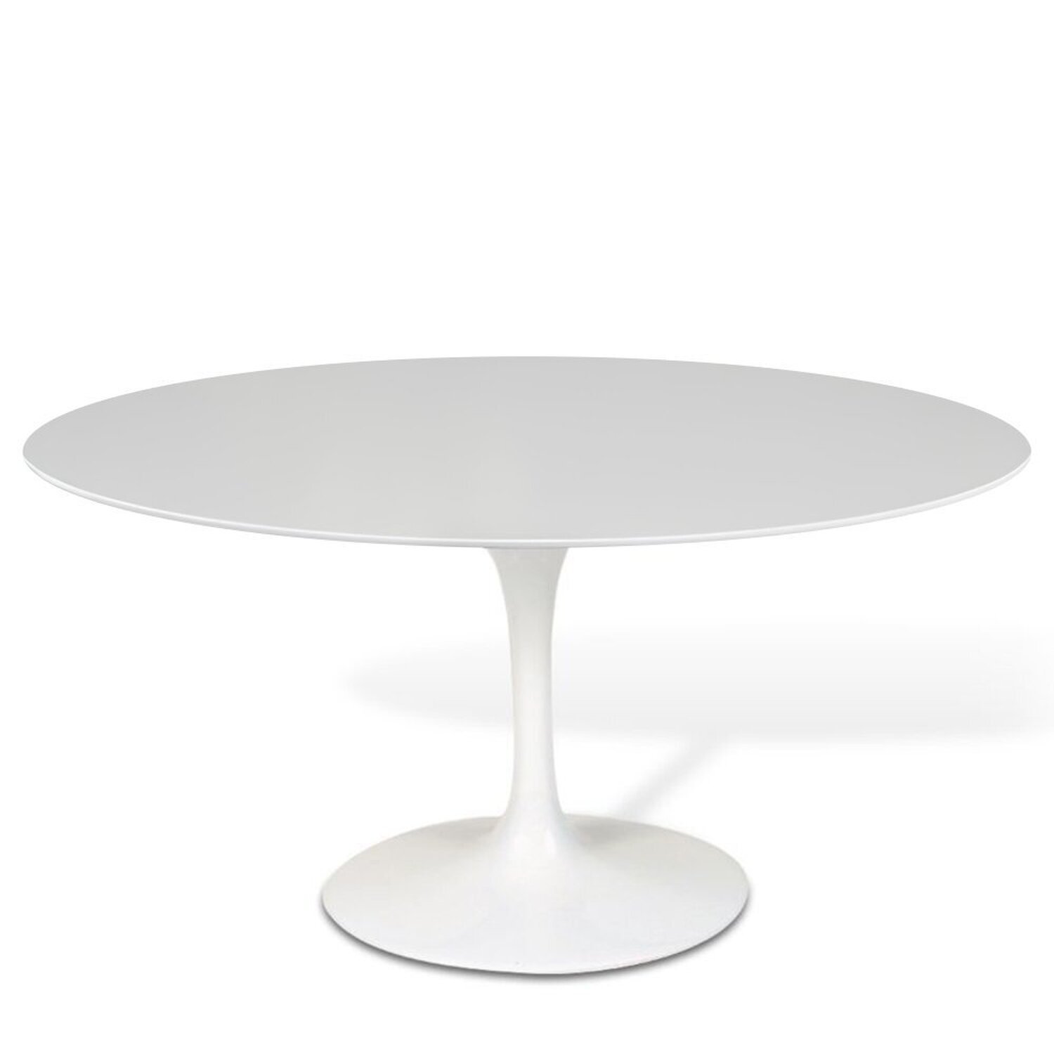 Mesa Saarinen Tulipa Oval 137cm X 90cm Branco