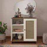 Buffet 1 Porta 3 Nichos Memphis Artely Pinho/off White