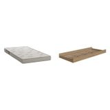 Cama Auxiliar Para Beliche 1 Colchão Aveiro Oak