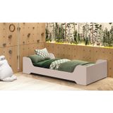 Cama Infantil Evolutiva Solteiro Zaki Rosa Fosco