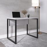 Mesa Para Escritório Industrial 90cm Pe25 Cinza/preto