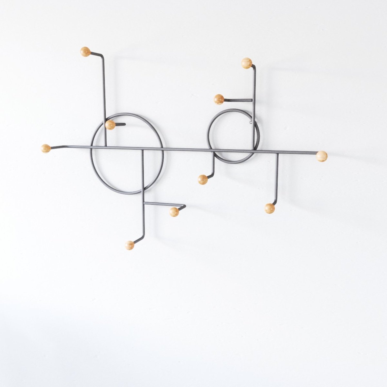 Cabideiro Suspenso 62x90cm Noronha Proa Preto Fosco