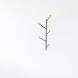 Cabideiro Suspenso 55x22cm Angra Proa Preto Fosco