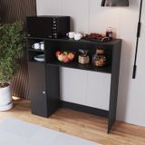 Armário Multiuso Lateral Berlim Nova Móbile Preto