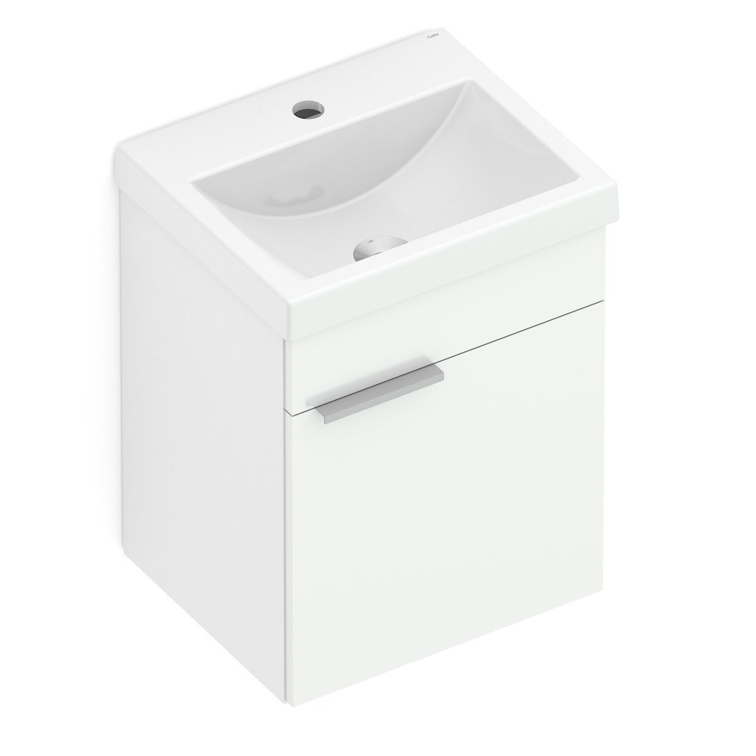 Gabinete Like Com 1 Porta 410x340 Com Lavatório Like Branco