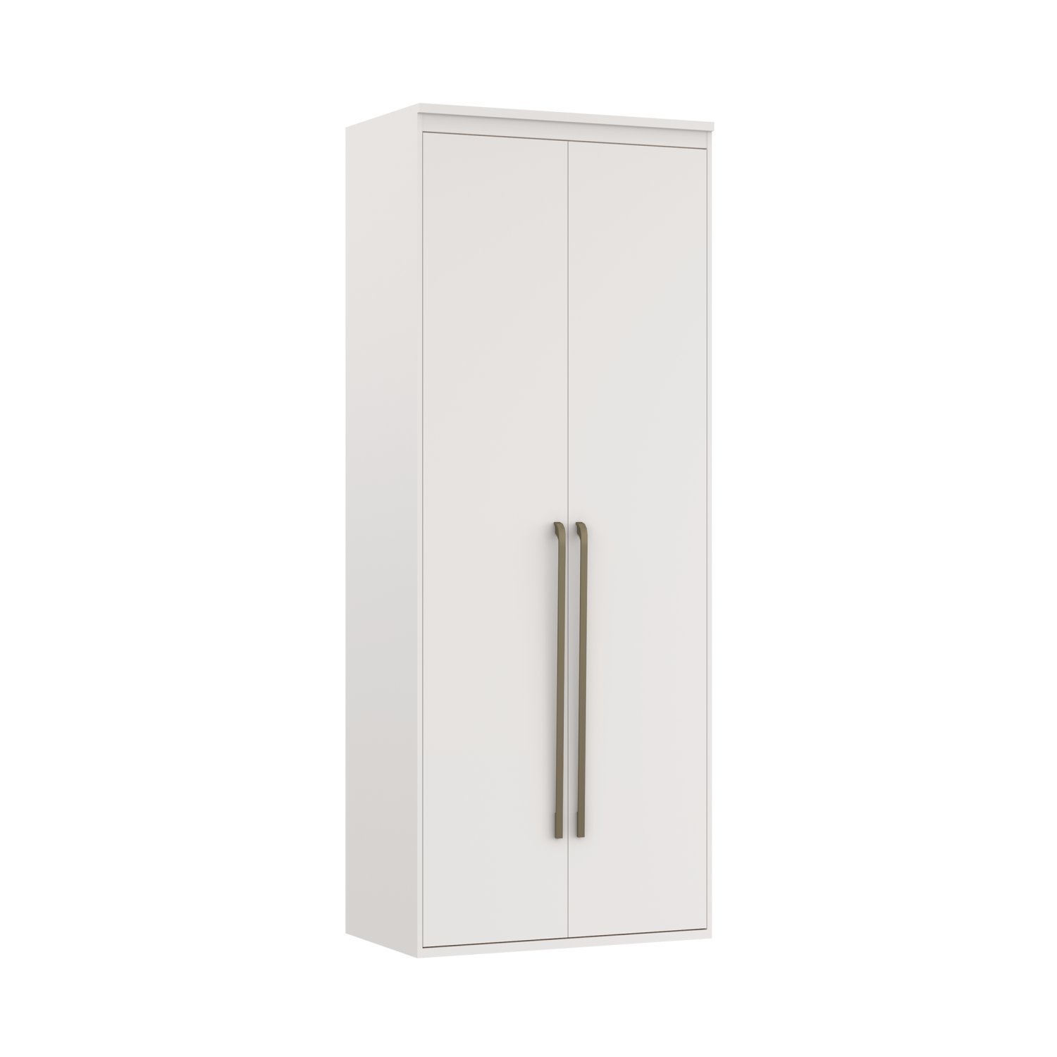 Módulo 700 Mm 2 Portas Com Prateleiras Belmax Branco