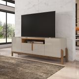 Rack Para Tv Até 60 Polegadas 170cm Lizz Versátile Casa D Off White/cedro