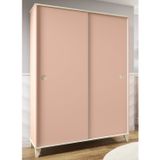 Guarda-roupa Infantil 2 Portas 2 Gavetas Hope Serpil Baby Rosa/nuvem