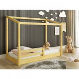 Mini Cama Infantil Montessoriana Arthur Pinus Natural
