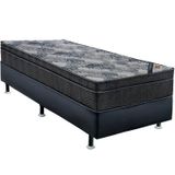 Cama Box Iso Molas Superpocket Solteirão Ortobom Preto E Azul