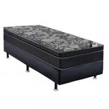 Cama Box Iso Molas Nanolastic Black Solteiro Ortobom
