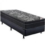 Cama Box Box Iso Molas Nanolastic Black Solteiro Ortobom
