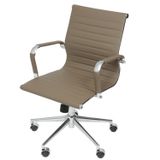 Cadeira Para Escritório Diretor Esteirinha Com Relax Corino 3301 Or Design Fendi