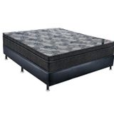 Cama Box Ortobom Iso Molas Superpocket Ortopillow Ortobom Preto E Azul
