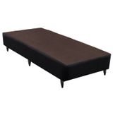 Base Sommier Linho Solteiro 88x188x23cm Ortobom Preto
