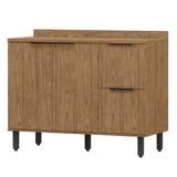 Balcao Pia Com Tampo Mdf 120 Cm Tosc Bt3 Tp1 Freijo Freijo Mxm