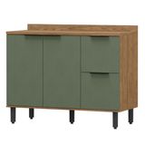 Balcao Pia Com Tampo Mdf 120 Cm Tosc Bt3 Tp1 Freijo Jade Mxm