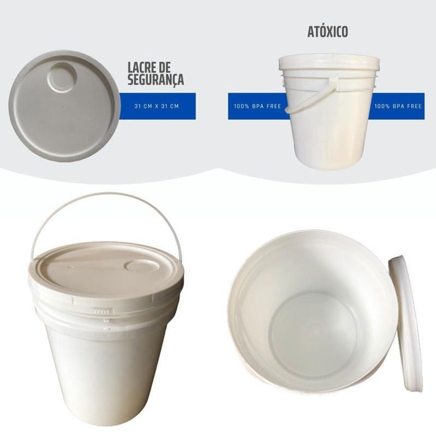 Balde Para Cerveja 20l Alça Plástica 2 Pçs - imagem 3
