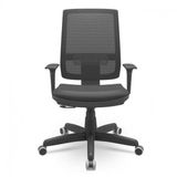 Cadeira Escritório Presidente Ergonômica Nr17 Tela Mesh Brizza Preto
