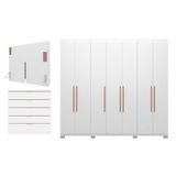 Guarda Roupa Bartira Diplomata Com 7 Portas E 6 Gavetas Cômoda Diplomata Com 5 Gavetas Cabeceira Para Cama Box Casal E Queen Diplomata