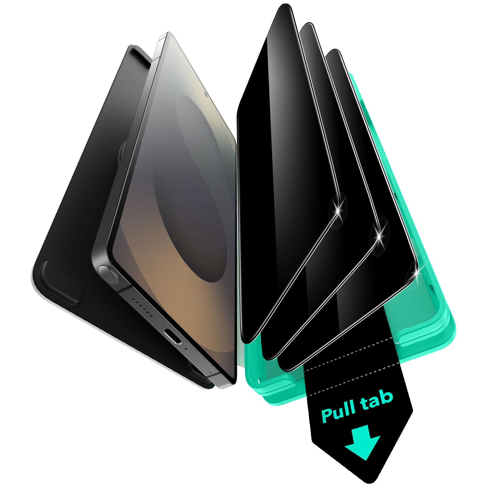 Pacote De 3 Protetores De Tela De Privacidade Esr Para Samsung Galaxy S25 Ultra